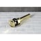 Kingston Brass Brass PopUp Drain with Overflow and Extra Long PopUp rod, 22 Gauge, Polished Brass KBT2122 - alternate 3